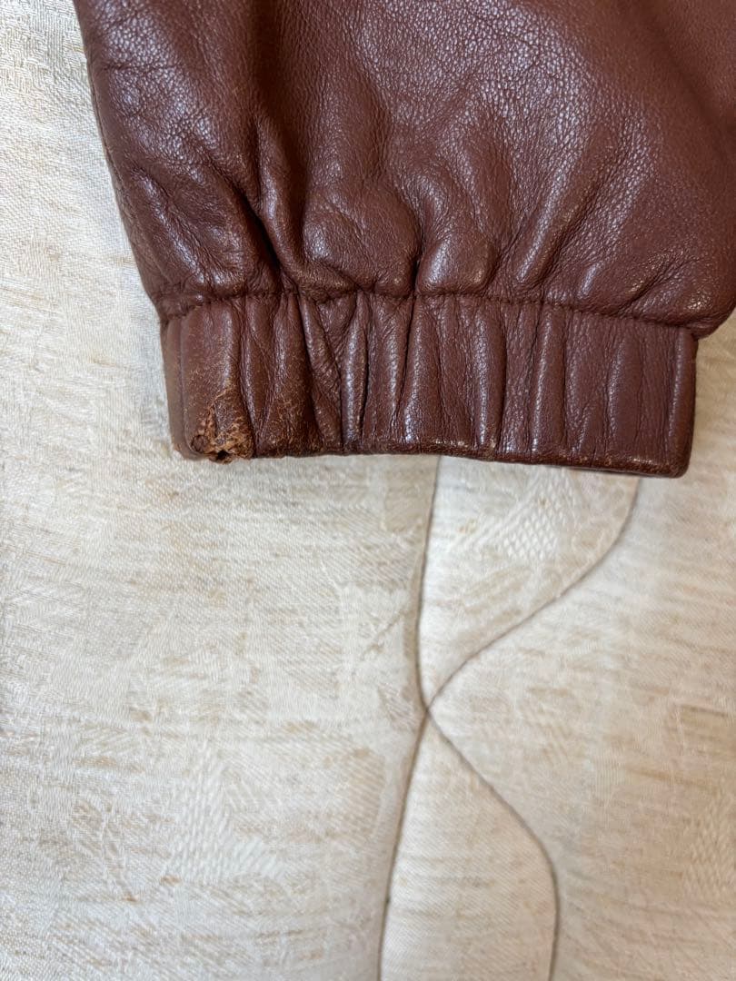 ラルフローレン　レザージャケット　スイングトップ　ポニーなし　90s A2