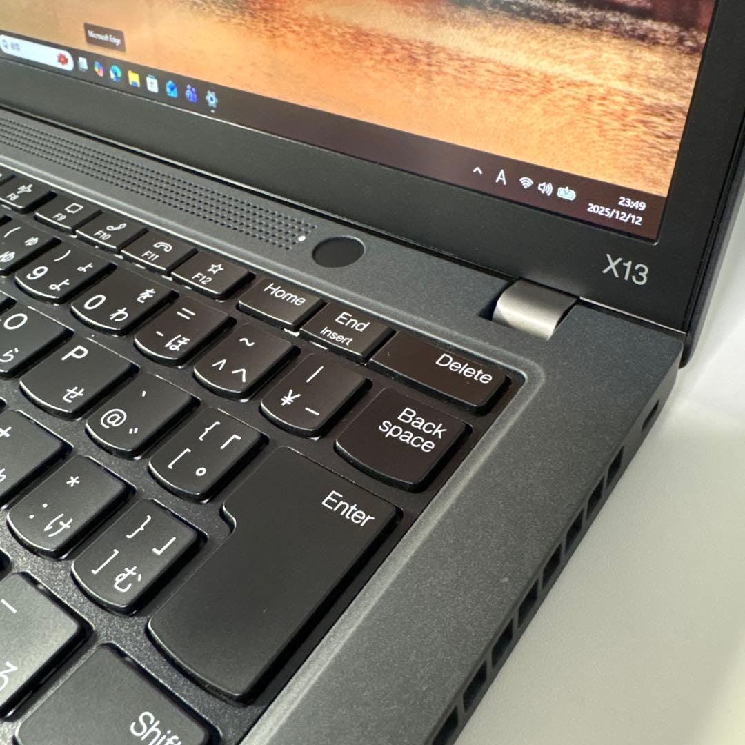 【美品】ThinkPad X13インテル第11世代i5⭐️バッテリー99.9%