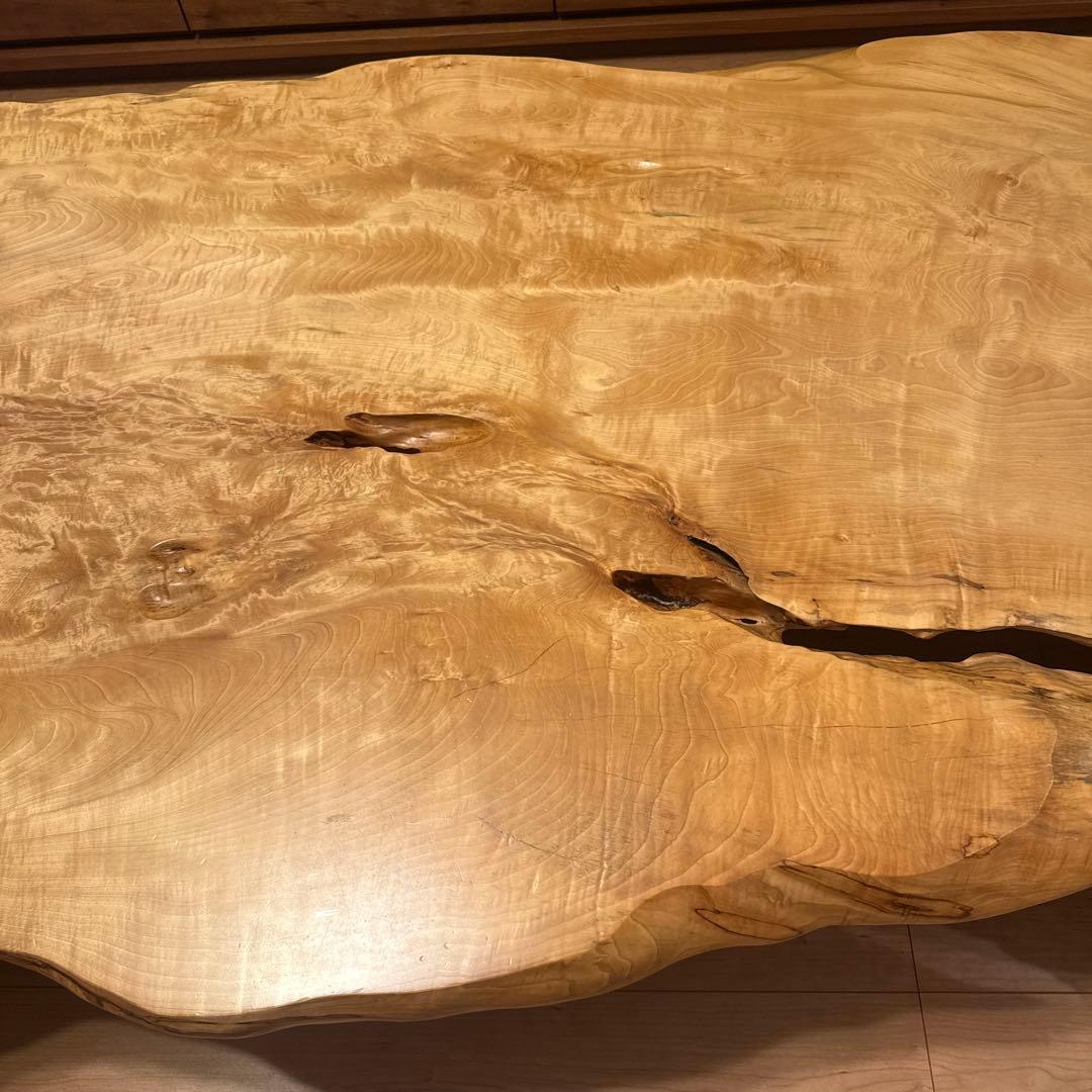 無垢材　一枚板　ダイニングテーブル