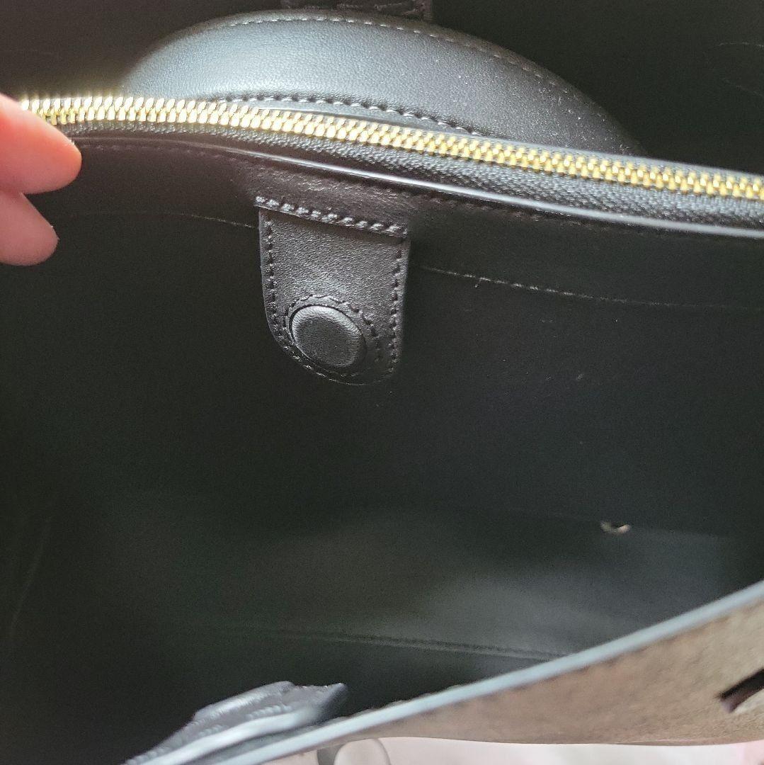 COACH ブラウンレザー ショルダーバック