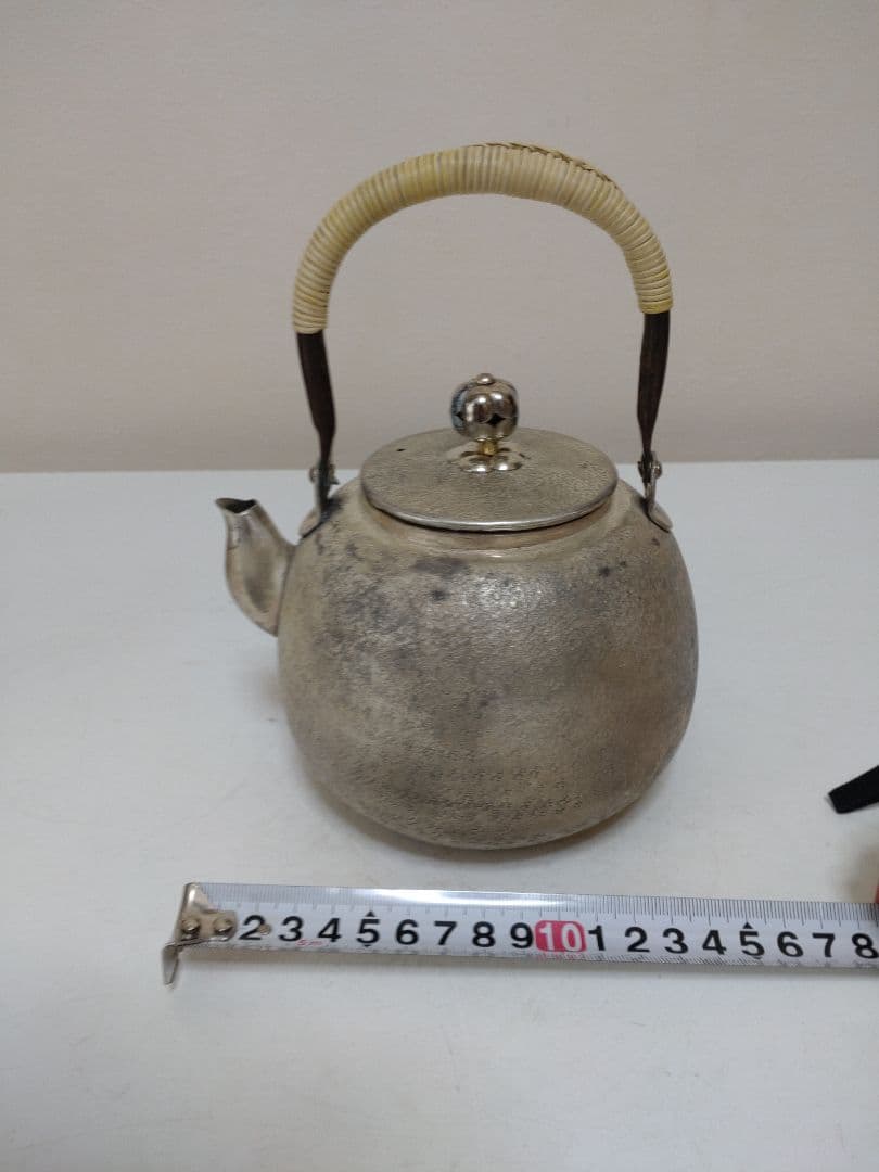 平安銅政 湯沸 共箱 茶道具 煎茶道具 急須 茶注 薬缶