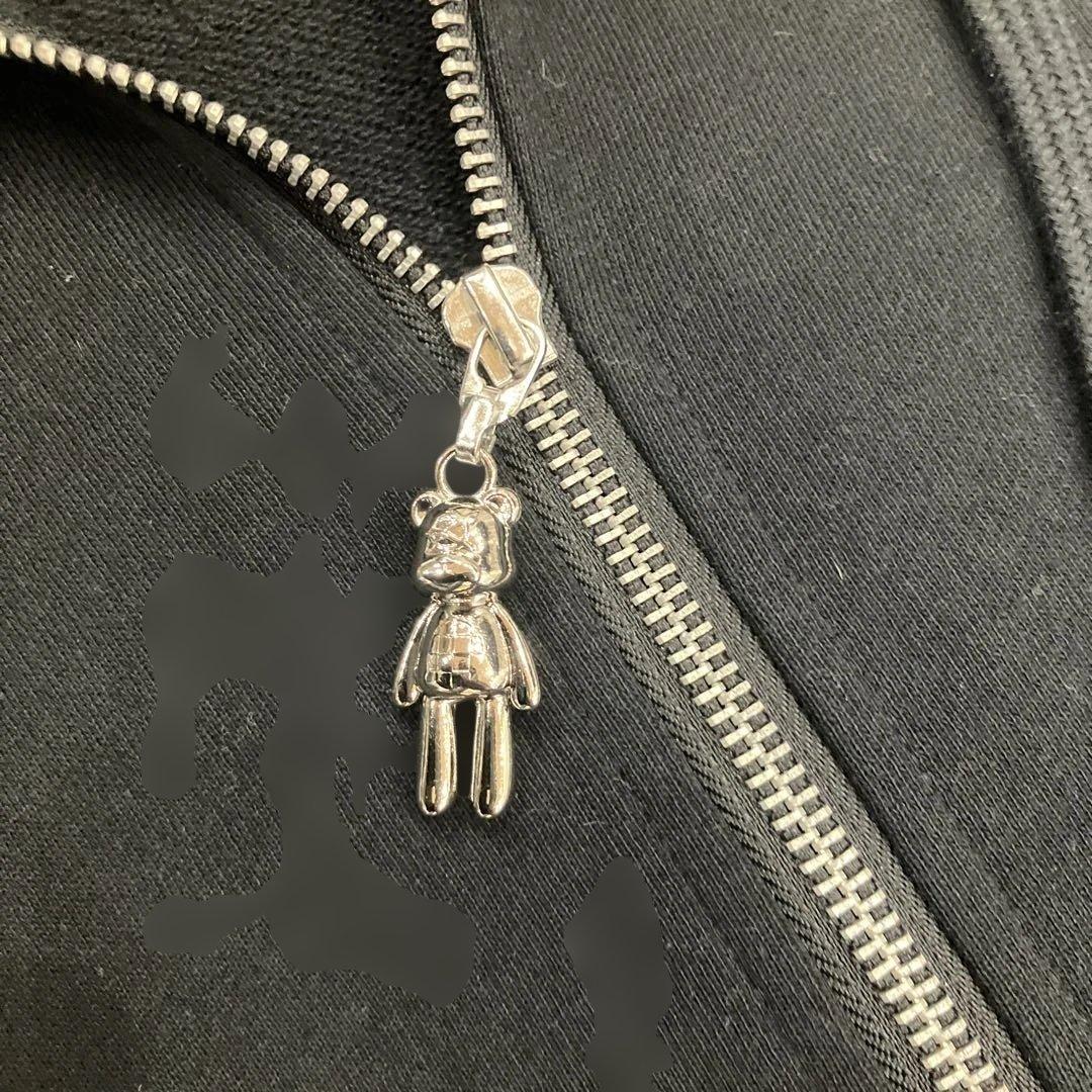 OY ジップアップパーカー　ブラック L〜XL