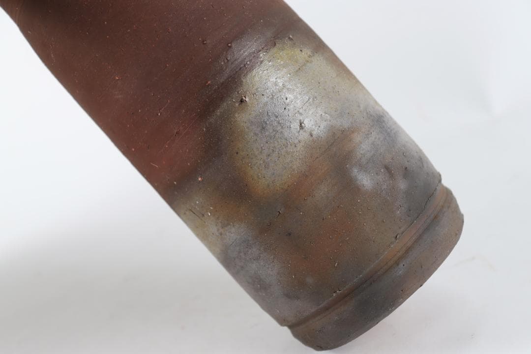 備前 人間国宝 藤原雄 花入 共箱