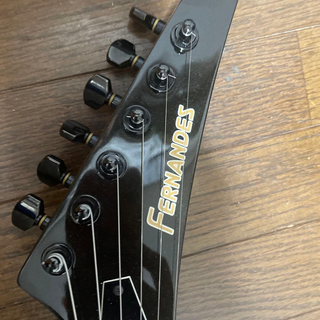 Fernandes ブラック エレキギター 24フレット