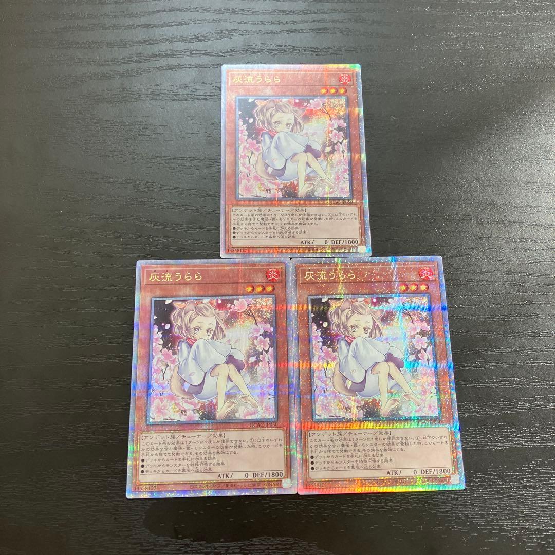 遊戯王　灰流うらら　絵違い 25thシークレットレア3枚