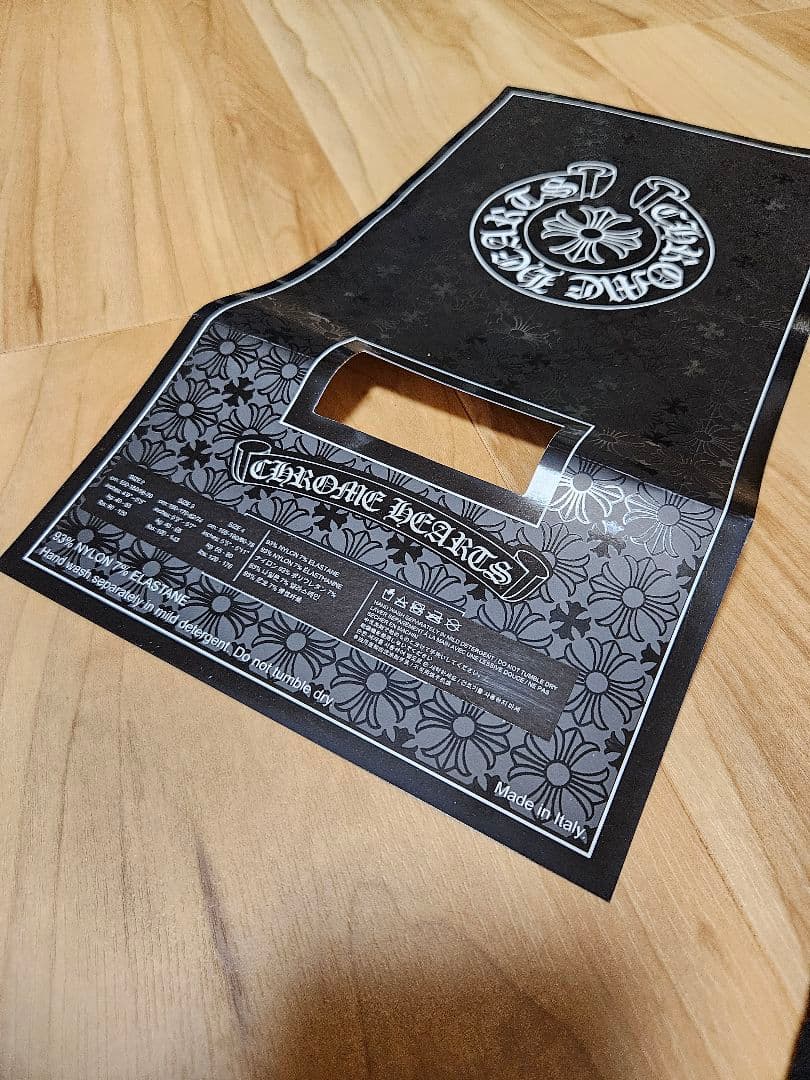 CHROME HEARTS レディースタイツ ブラック サイズ2