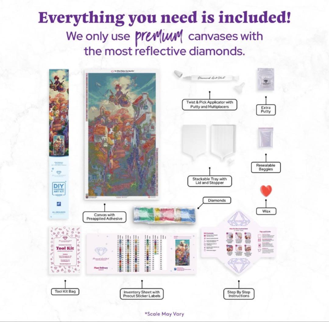 ※最終価格※ダイヤモンドアートクラブ　DAC 魔女の宅急便【DAC在庫なし】