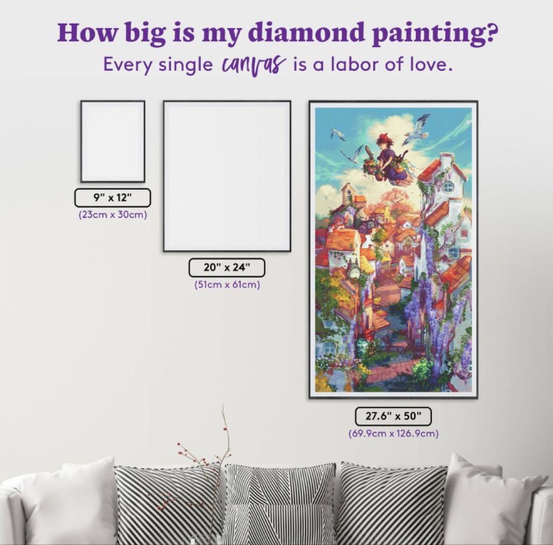 ※最終価格※ダイヤモンドアートクラブ　DAC 魔女の宅急便【DAC在庫なし】