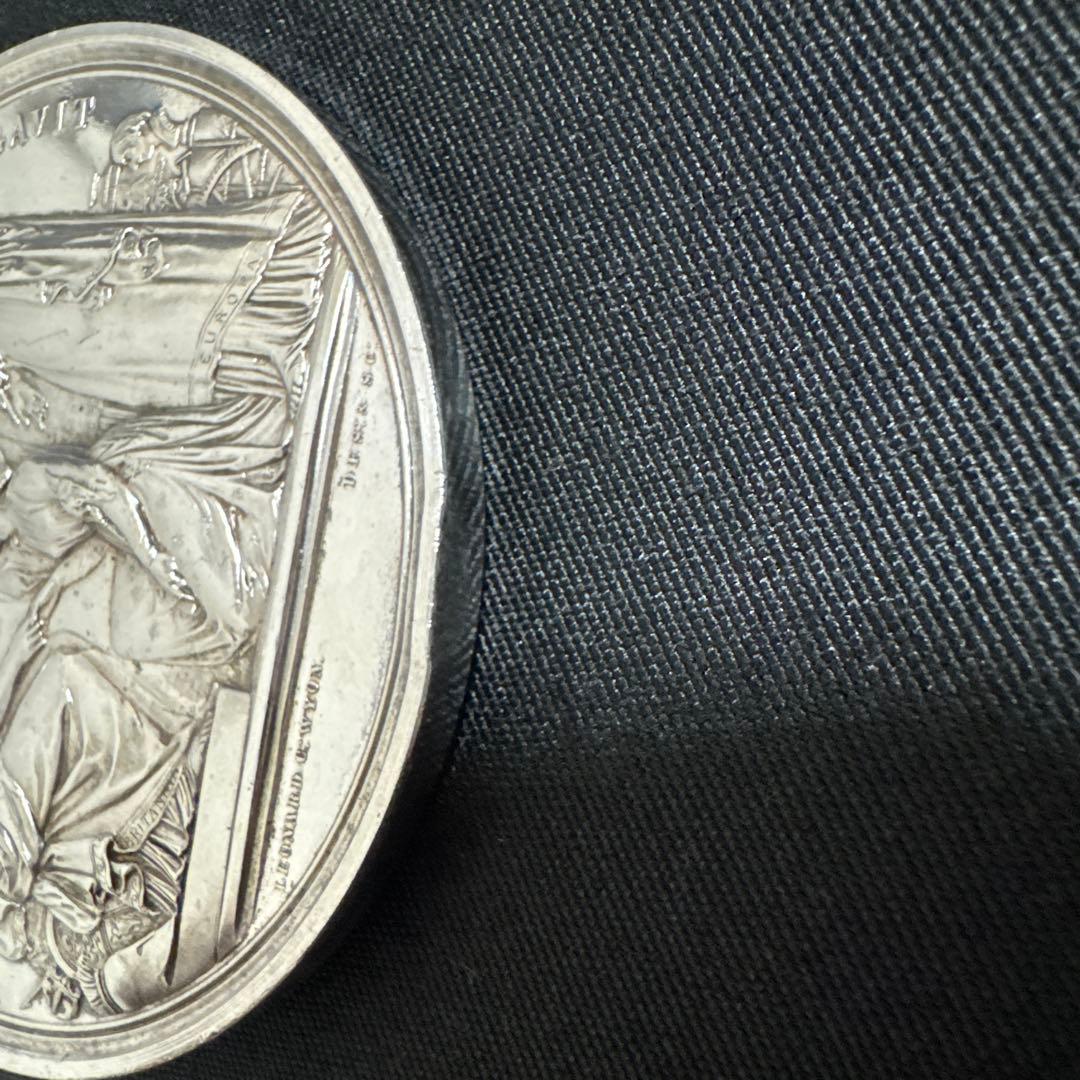 太*郎様 銀製・1851年イギリス ロンドン万博 銀メダル212g