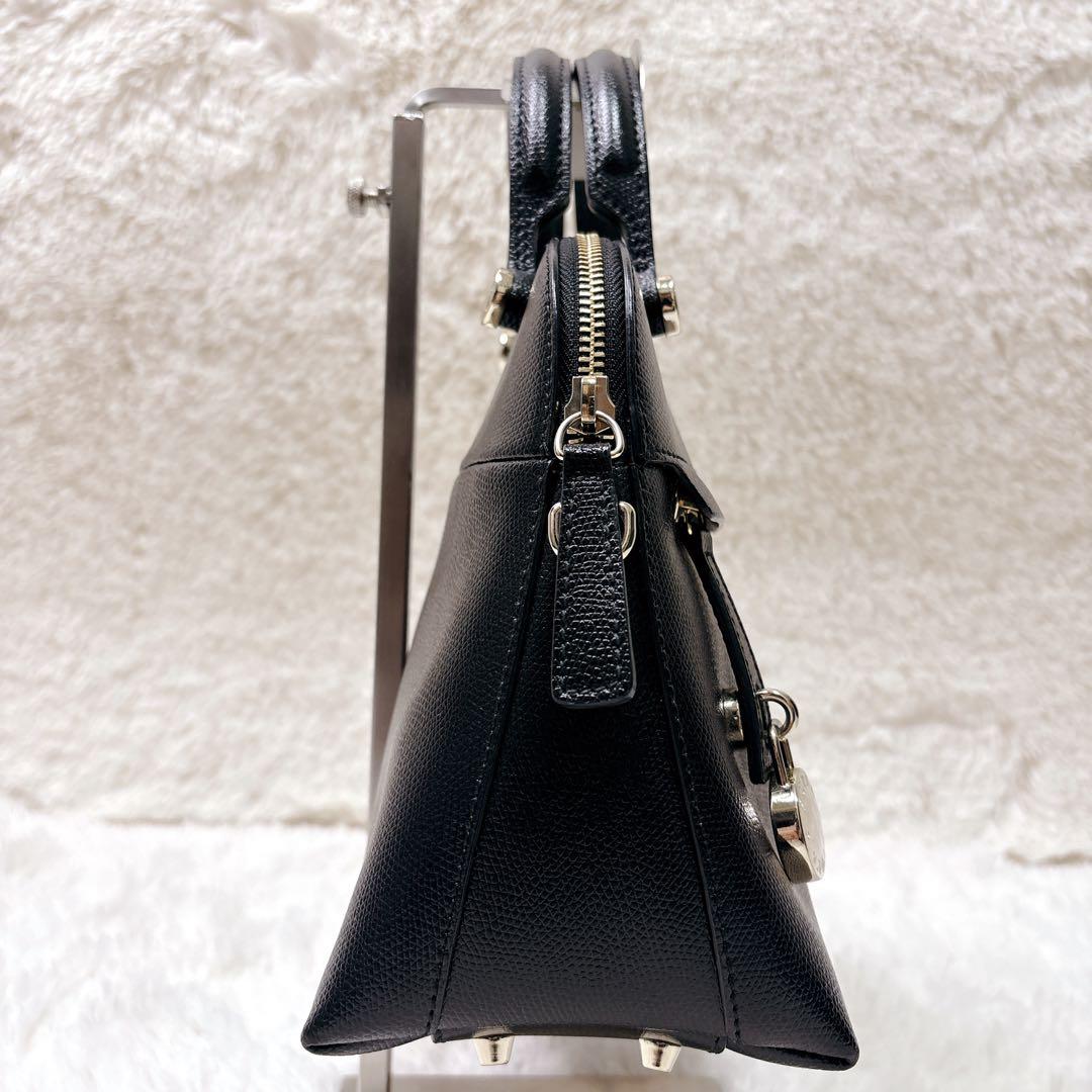 人気！ FURLA パイパー ハンドバッグ 2WAY ショルダーバッグ 黒