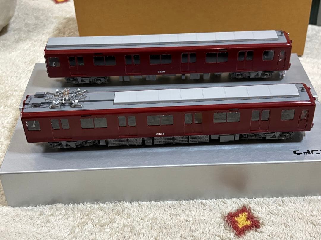 エンドウ 金属製完成品HG仕様 近鉄2410系「非冷房」2両セット(M車+T車)