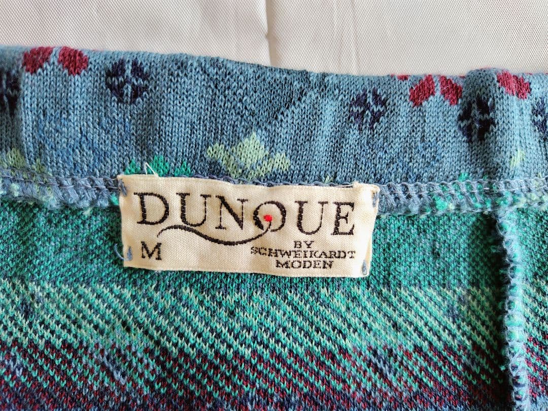 ドゥンクエ　ドイツ製ジャガード柄　フレアスカート