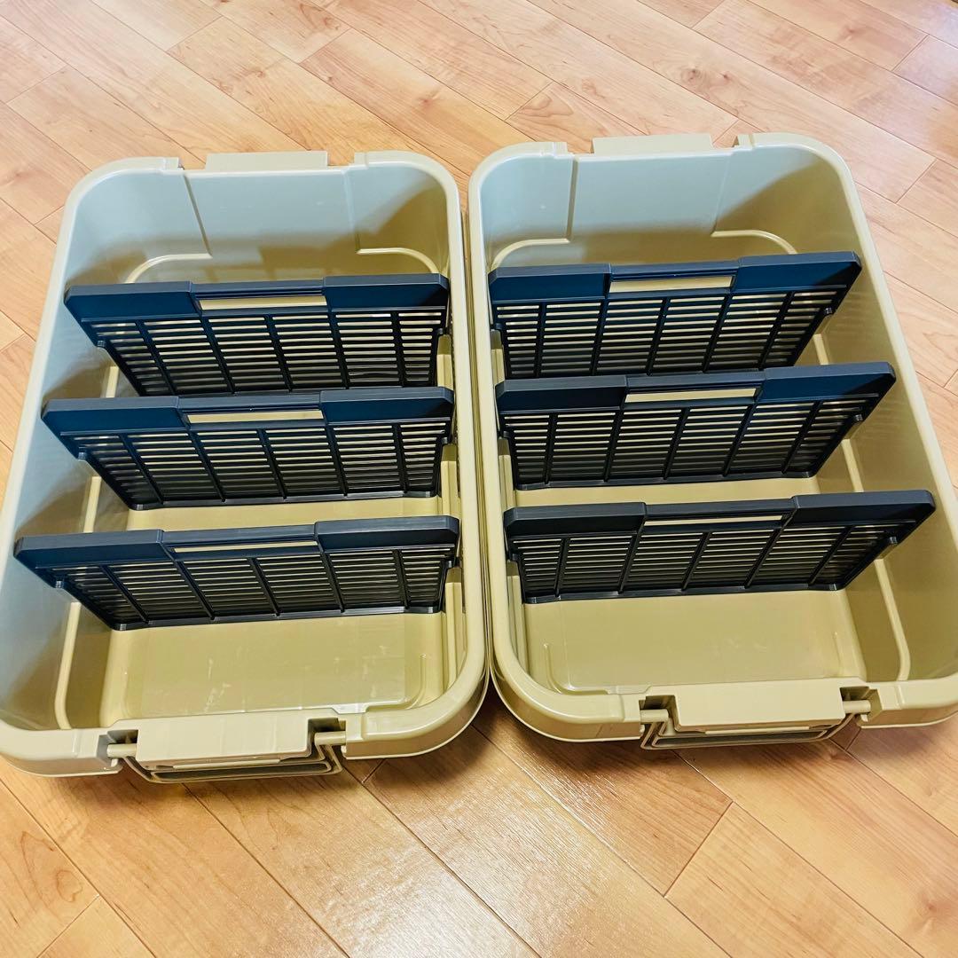 ゴードンミラー　トランクカーゴ　30L コヨーテ　仕切り板付き　2個セット