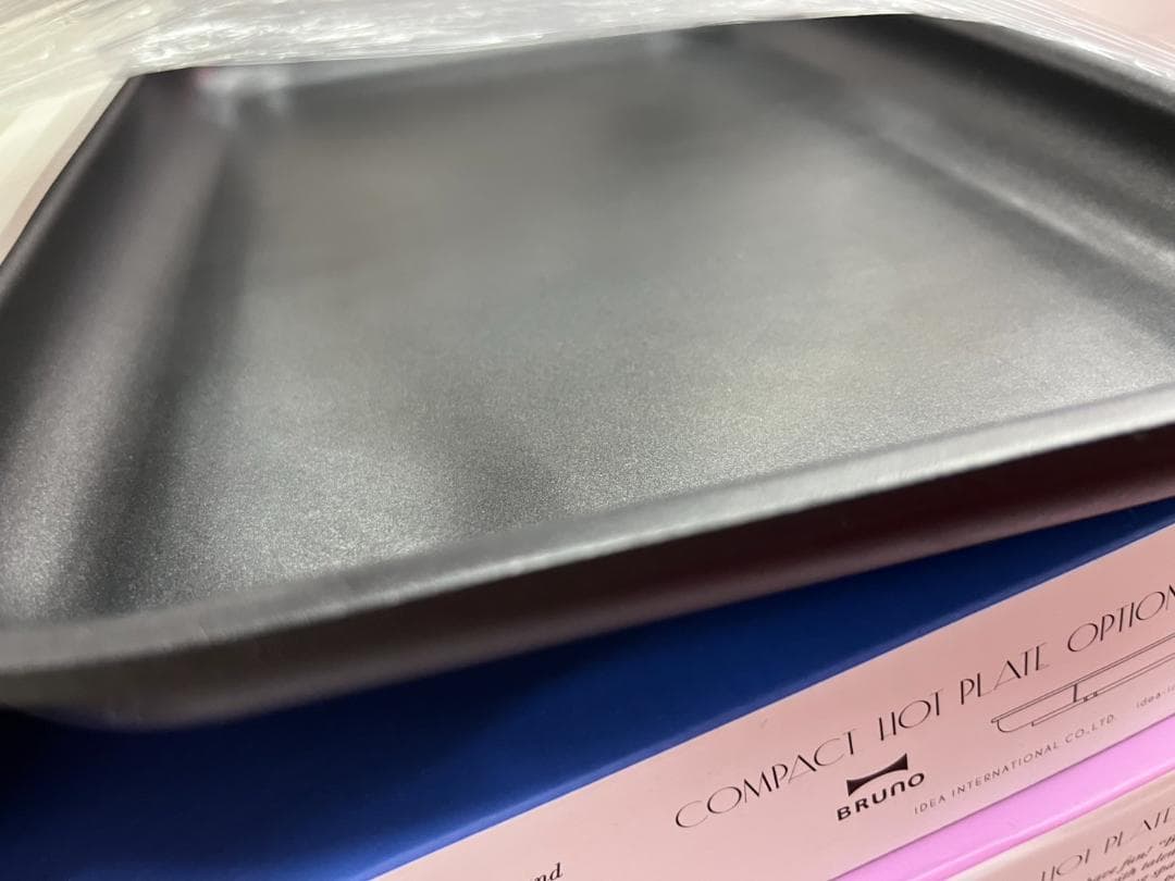 ★美品★BRUNO　コンパクトホットプレート　グリルプレート　セラミックコート鍋