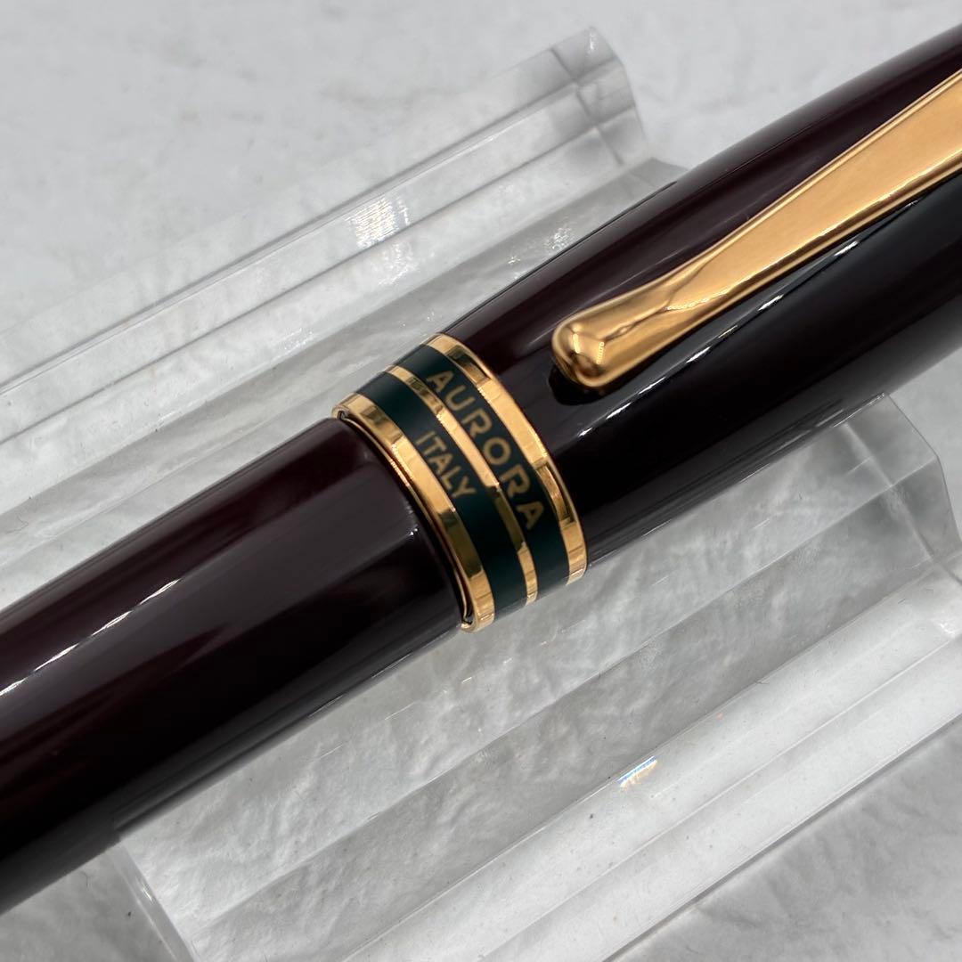 アウロラ 万年筆 イプシロン レッド 細字 F