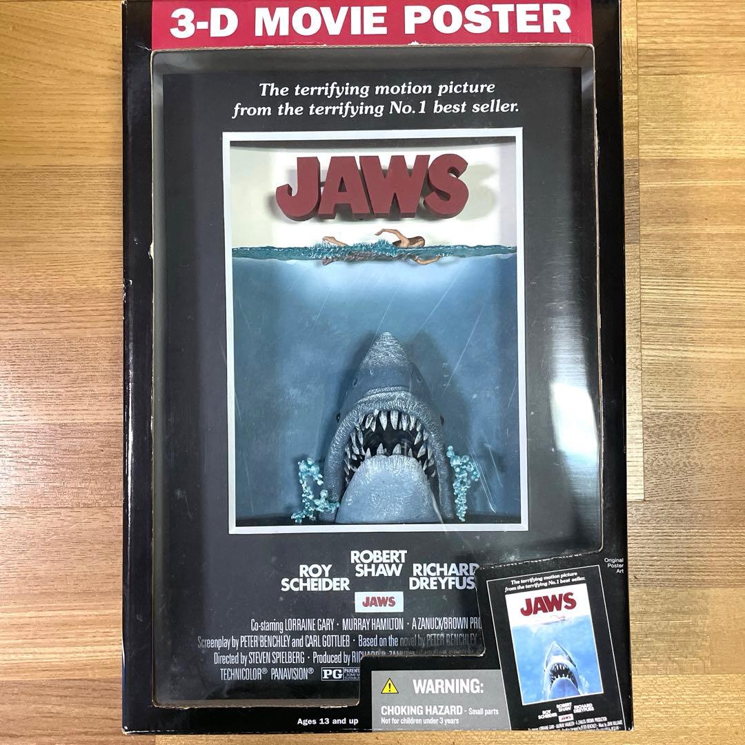 ジョーズ JAWS フィギュア 3Dポスター