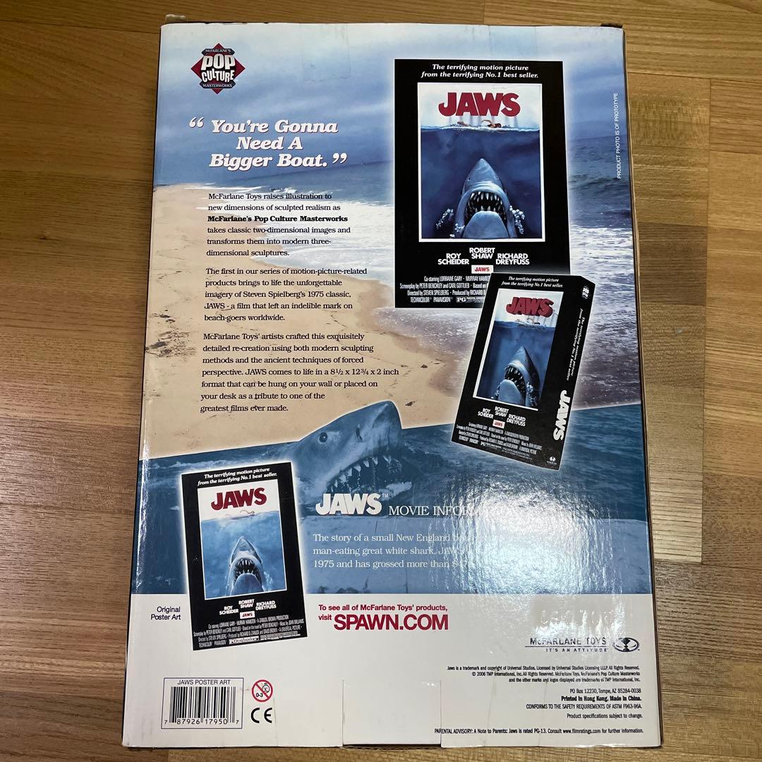 ジョーズ JAWS フィギュア 3Dポスター