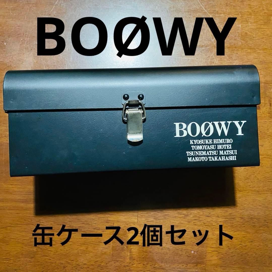 BOØWY BOOWY 激レア　缶ケース　LASTGIGS 氷室京介 布袋寅泰