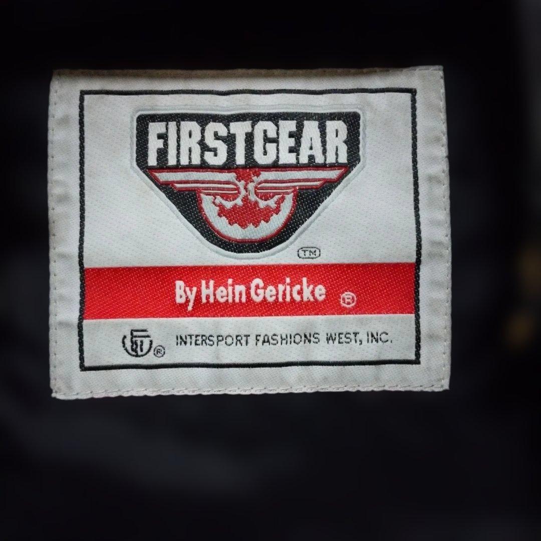 FIRSTGEAR 黒 レザーシングルライダースジャケット