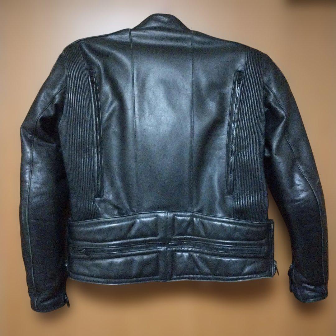 FIRSTGEAR 黒 レザーシングルライダースジャケット