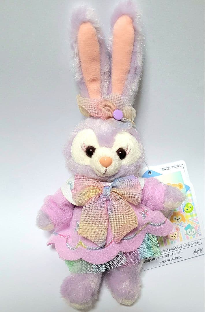 ぬいぐるみバッジ　７種　ダッフィーのハートフェルトレターズオブフレンドシップ