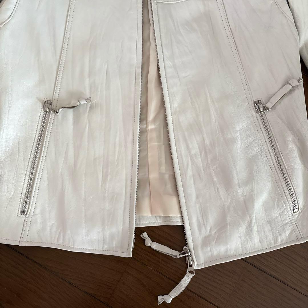 【希少✨】オールド ユニクロ 本革 ラムレザー シングルライダース ジャケット