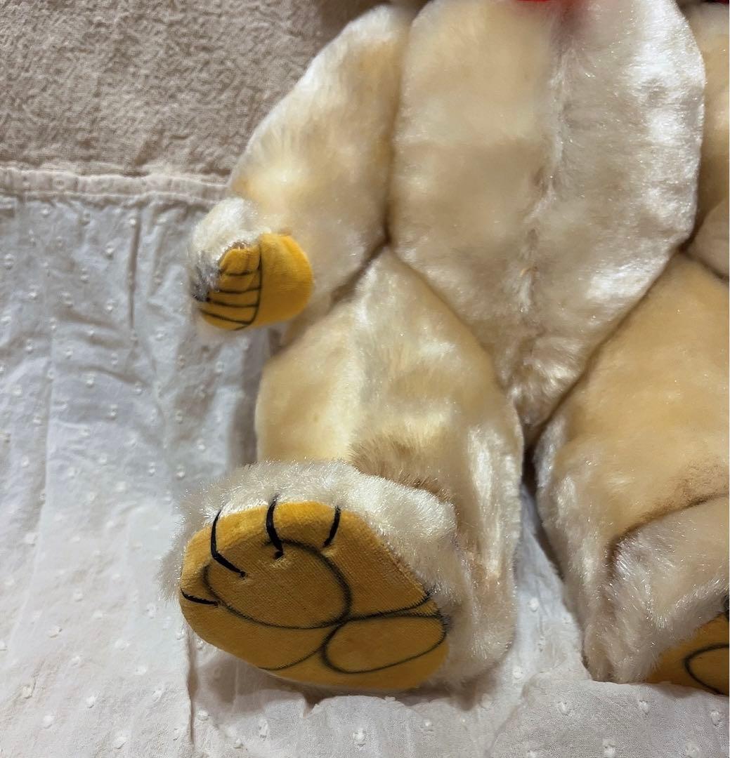 箱付き　当時物　昭和レトロ　ぬいぐるみ　くま　人形　テディベア　レトロ