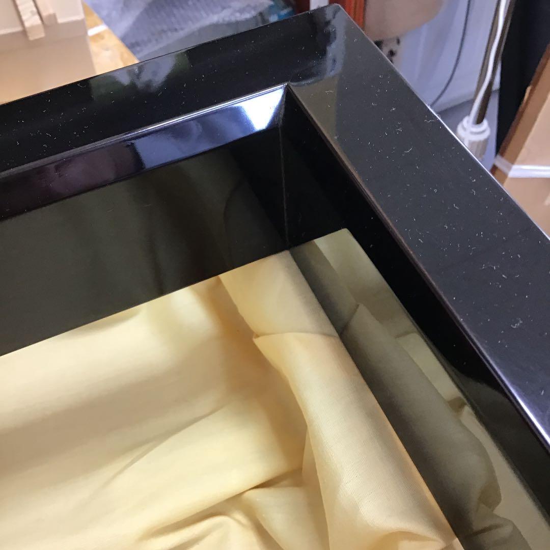 茶道具 炉縁 真塗 炉縁 利休型  N278RB