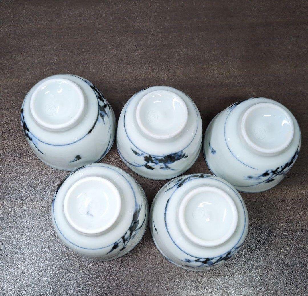 広永窯(坪島土平) 食器セット＆在銘 呉須赤絵 カップ＆ソーサー 4客セット