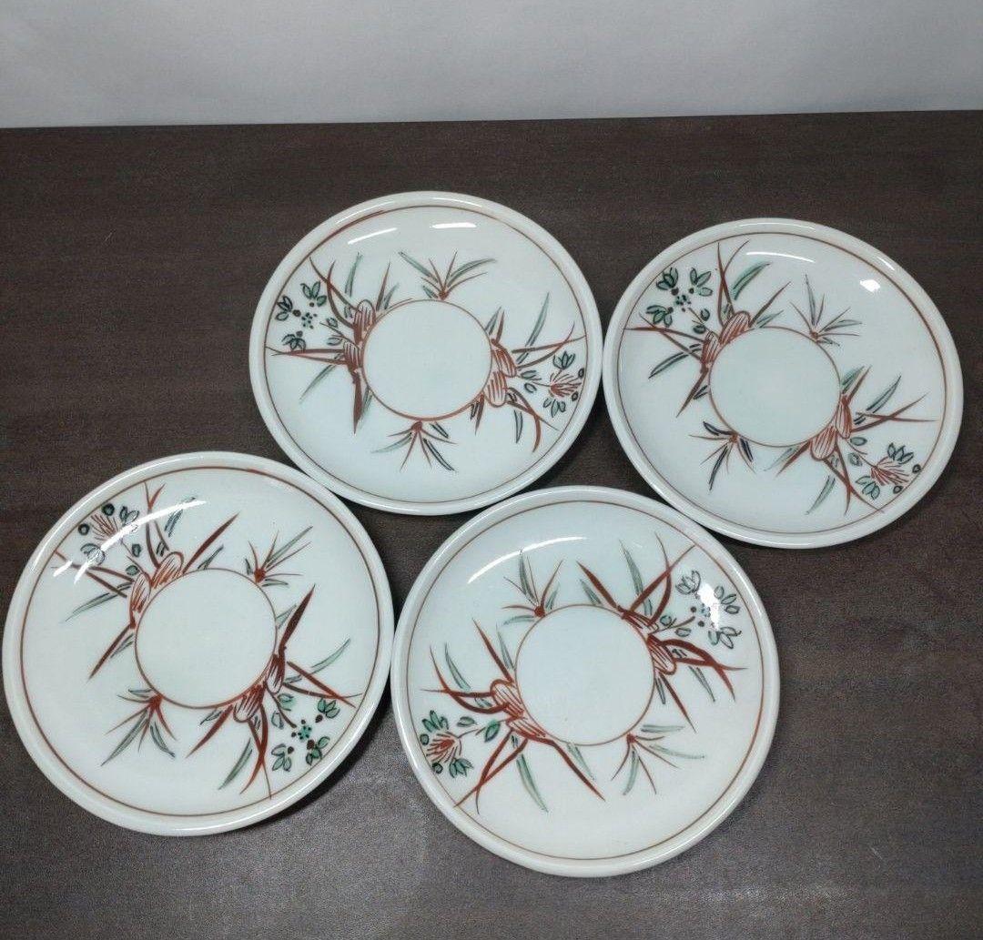 広永窯(坪島土平) 食器セット＆在銘 呉須赤絵 カップ＆ソーサー 4客セット