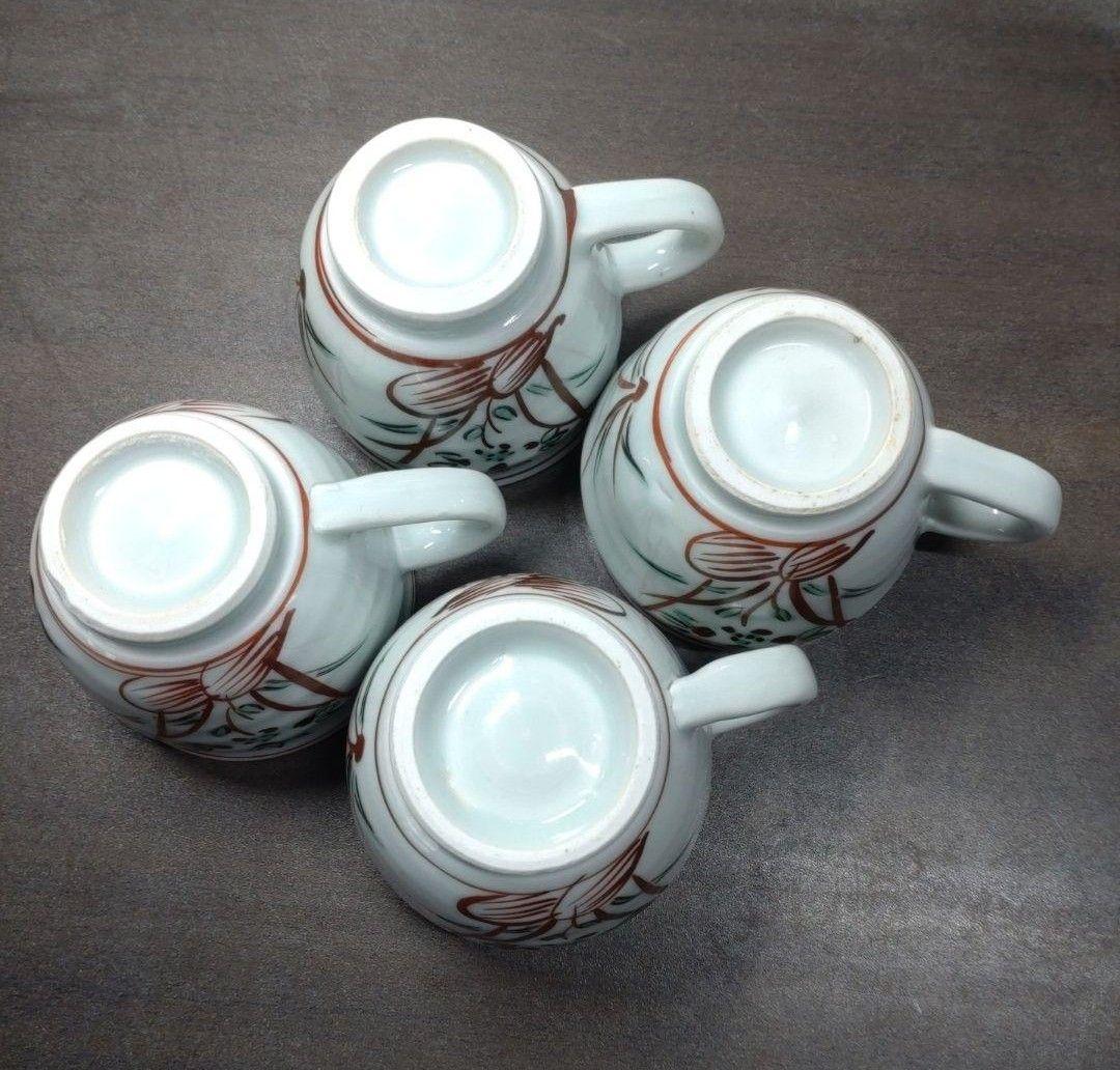 広永窯(坪島土平) 食器セット＆在銘 呉須赤絵 カップ＆ソーサー 4客セット