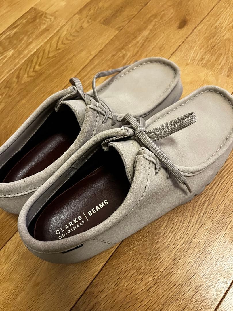 クラークス　ワラビー　ビームス　UK7.5