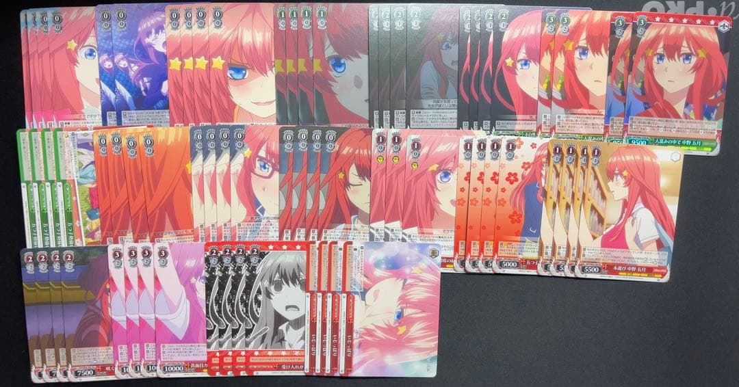 ヴァイスシュヴァルツ　五等分の花嫁 中野五月　デッキ＋パーツ