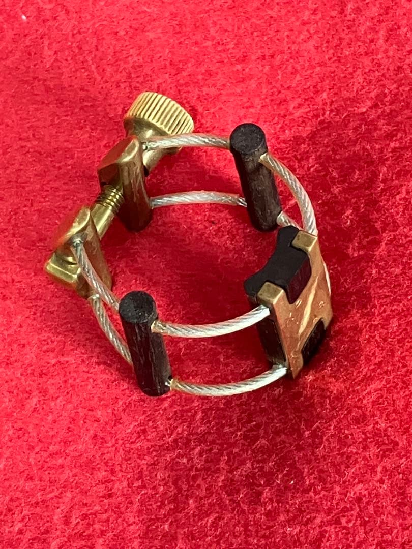 K plume リガチャー　wood brass アルトサックス　ラバー用