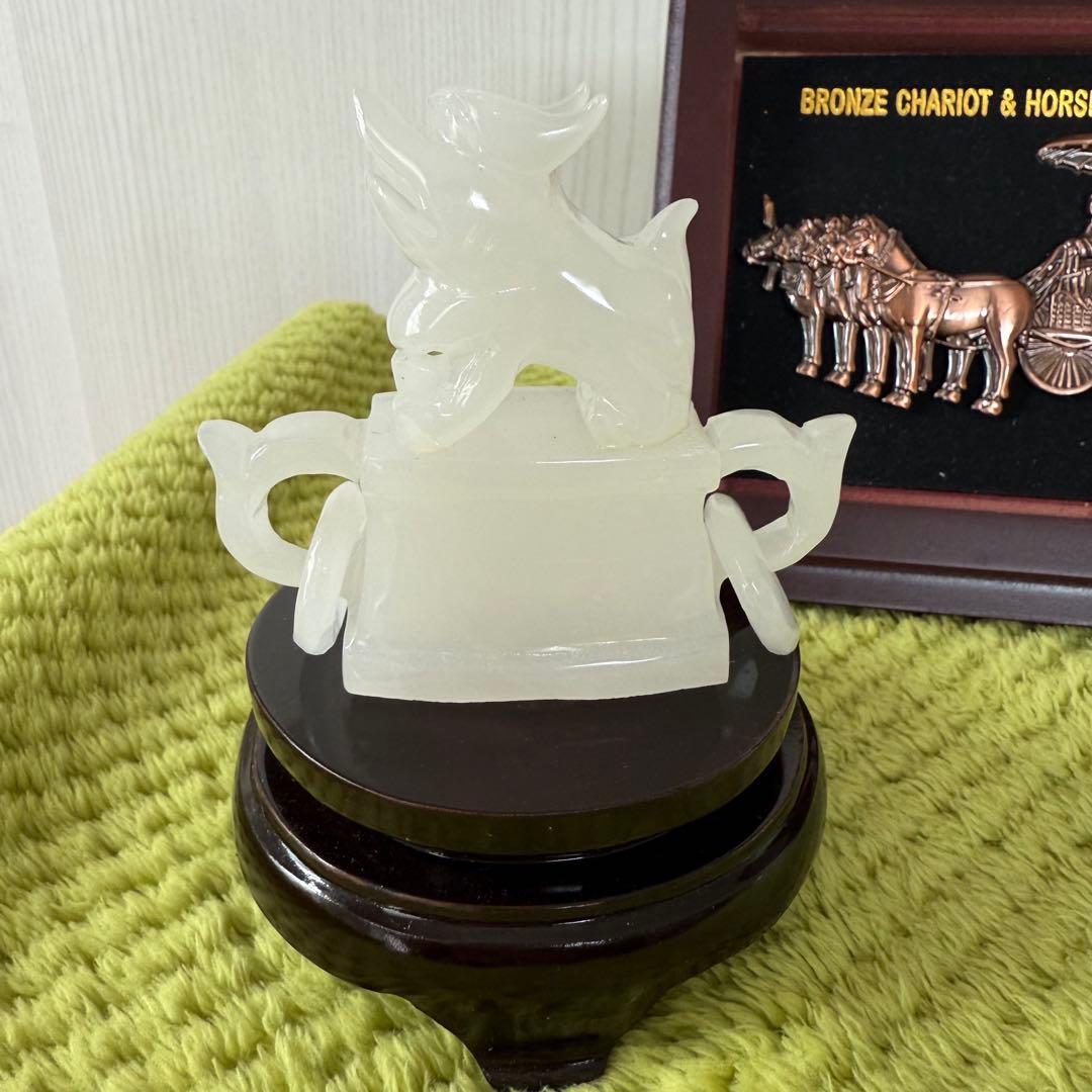 銅車馬　馬　唐犬　獅子犬　鳳凰　縁起物　中国骨董品　花瓶　中国美術品