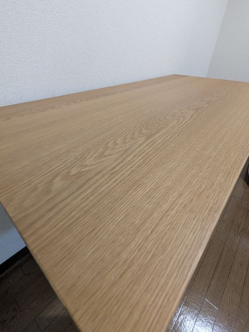 無印良品　ダイニングテーブル　板と脚でできた木製テーブル　120×60