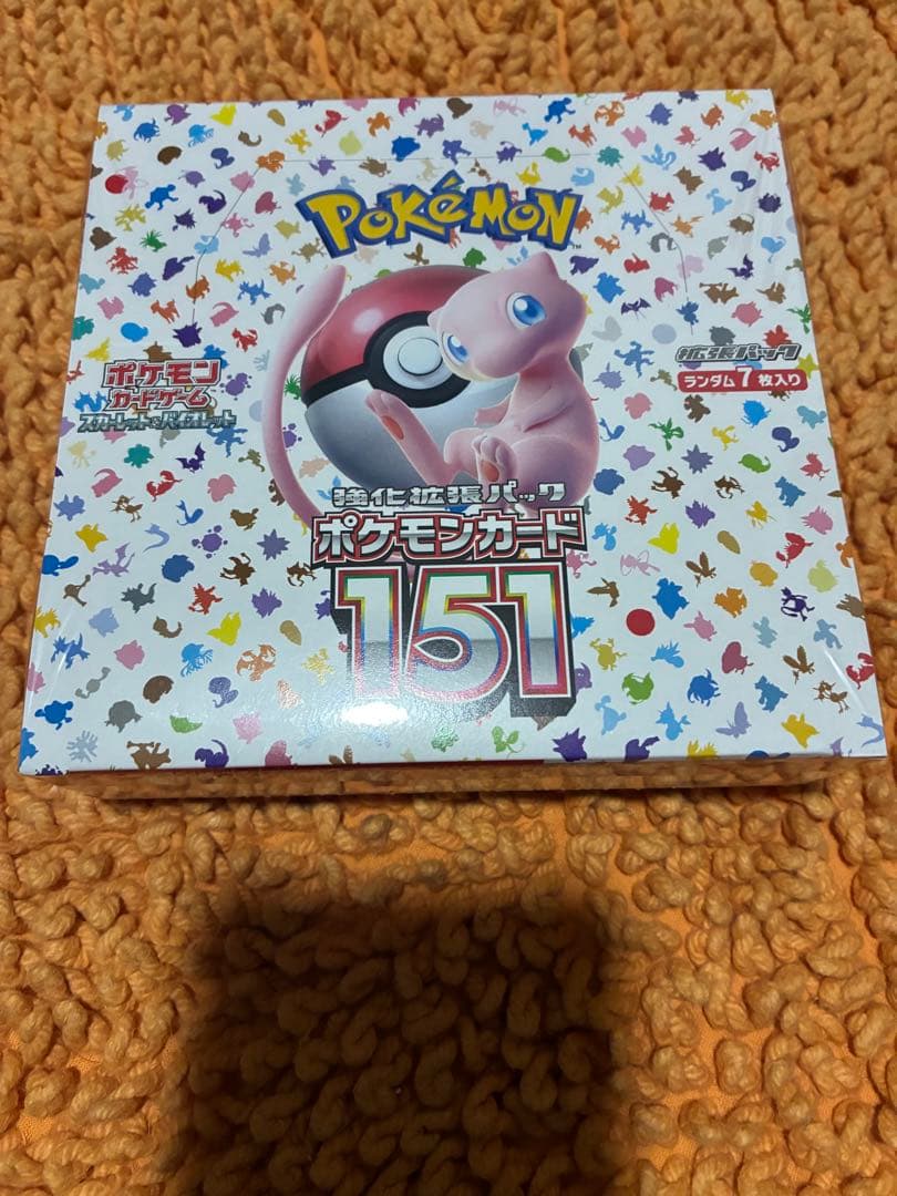ポケモンカード　　　151 新品未使用未開封　シュリンク付き　1BOX