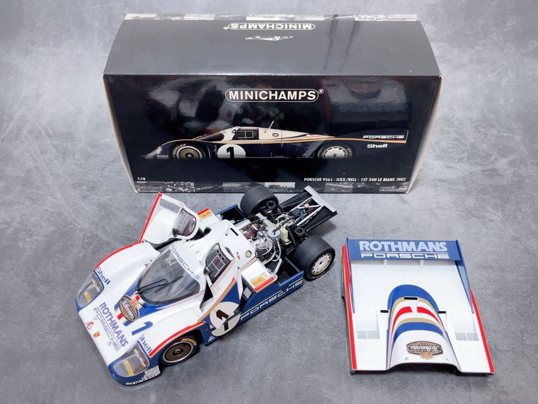 Rothmans PORSCHE 956L ロスマンズ　ポルシェ　1/18 優勝