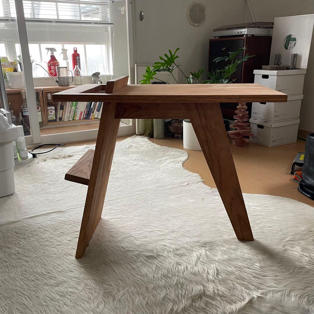 送料込み　海外買い付け　オーク材　サイドテーブル