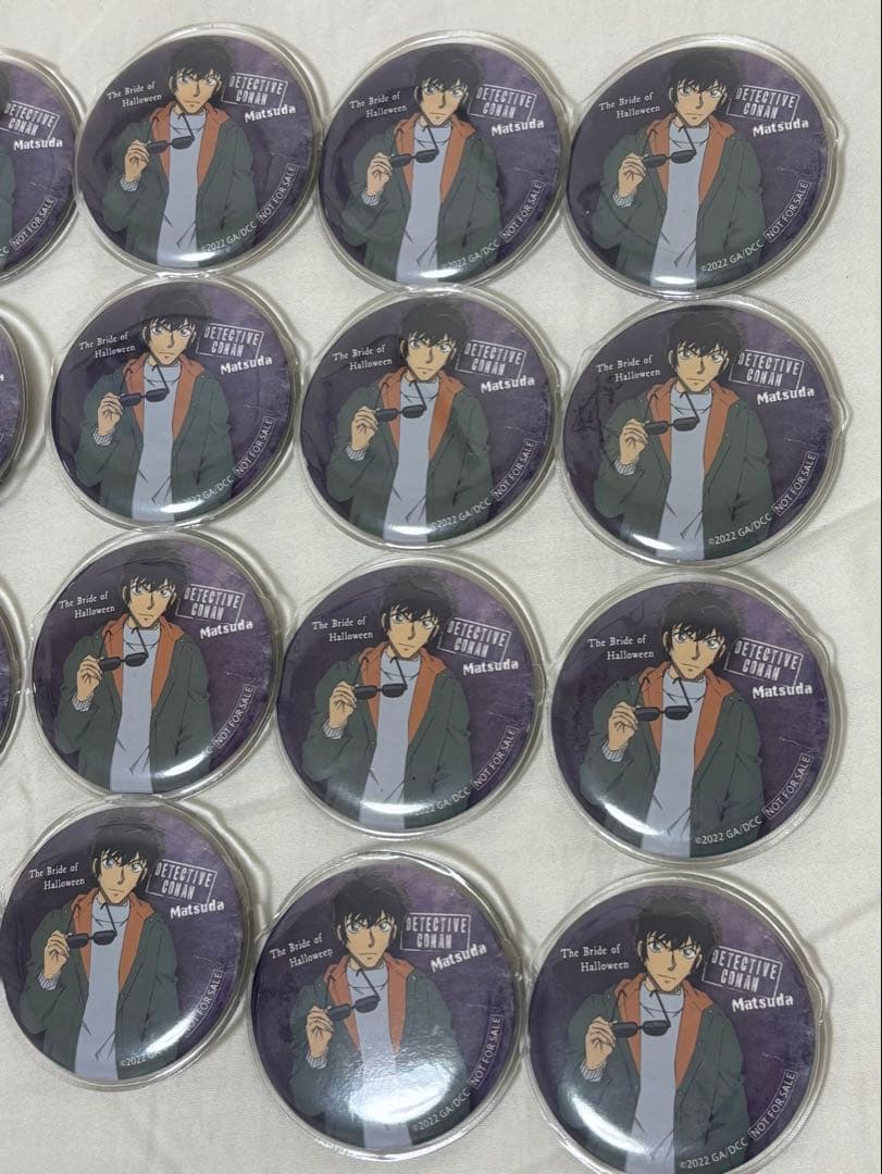 松田陣平 缶バッジ 24個セット 名探偵コナン