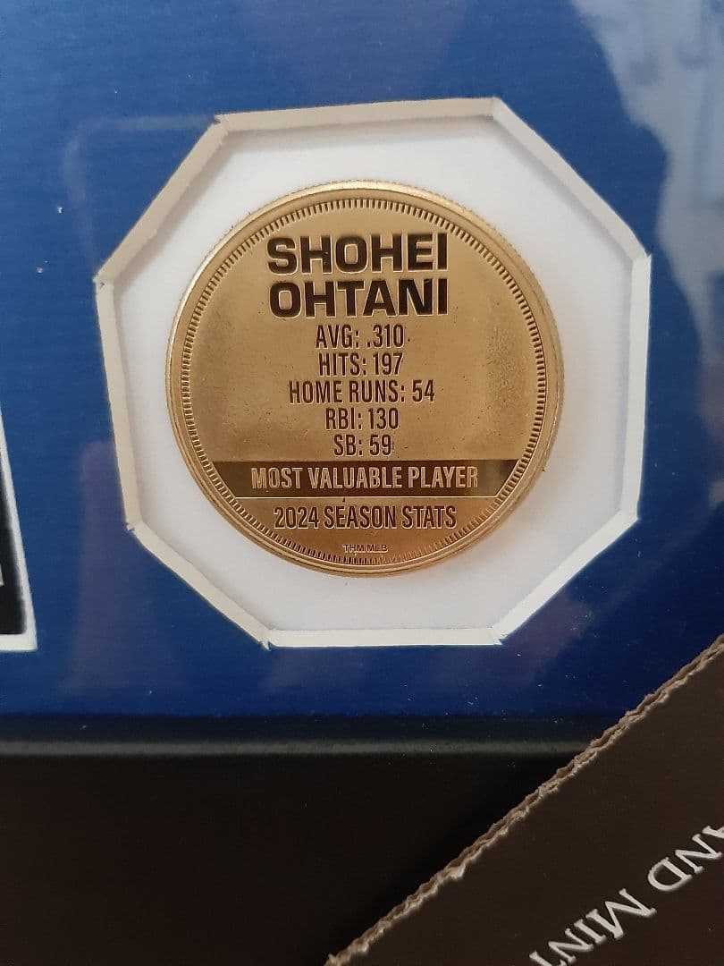 【良番】大谷翔平 2024 NL MVP 受賞記念 ダブルフォトミント