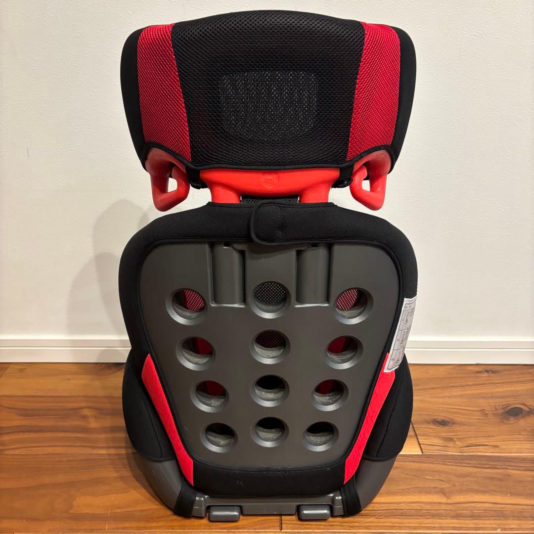 極美品 AILEBEBE ALC248 ジュニアシート スカーレットブラック