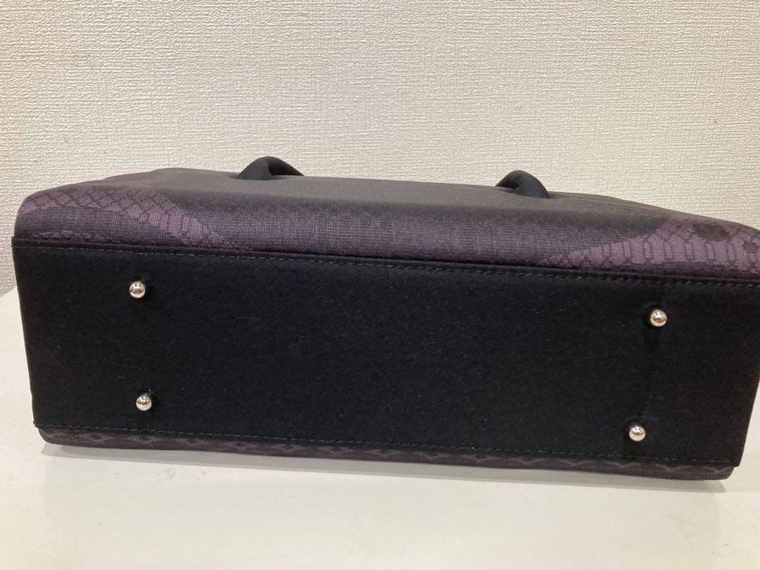 正絹経錦経錦(たてにしき)利休和装バッグ