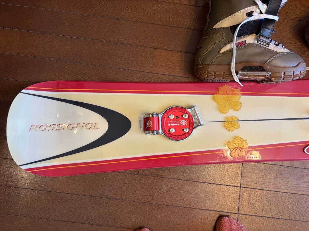希少！美品！ROSSIGNOL ステップインスノーボード&VANSブーツセット