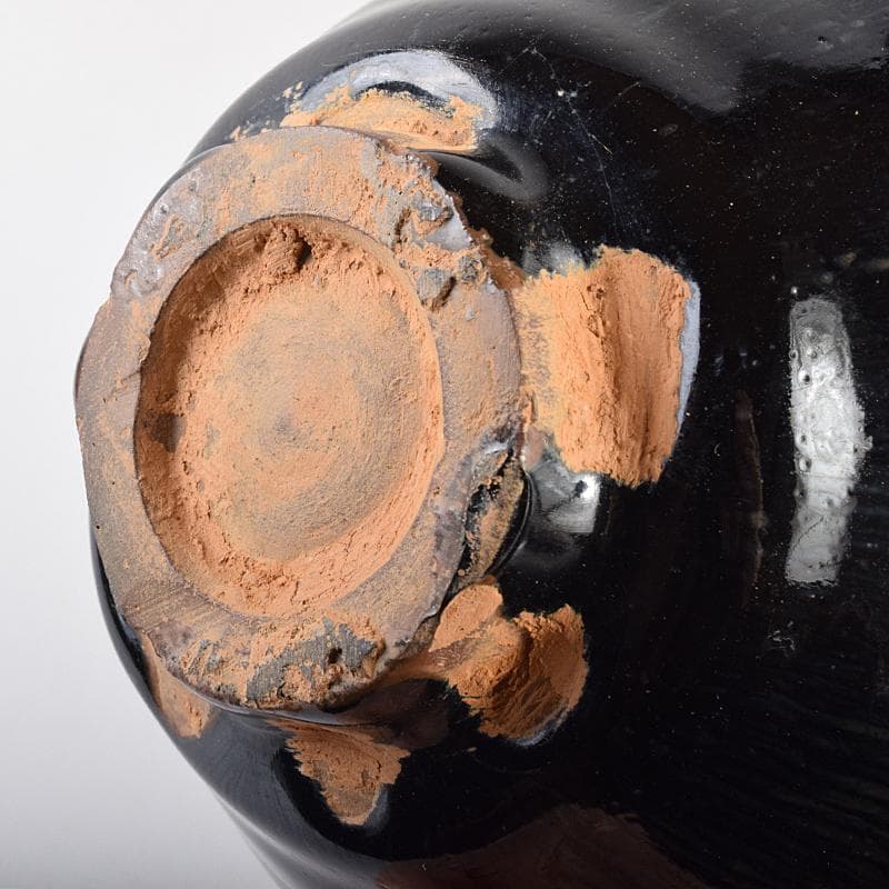 中国　南宋　建窯　兎毫盞　禾目天目茶碗　M　R7566