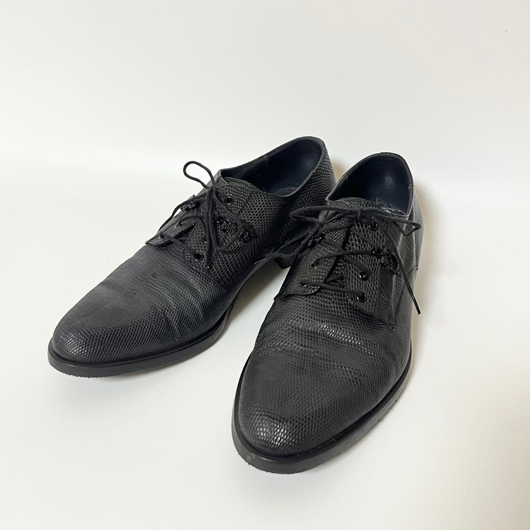 ヴェルサーチ　革靴　リザード　ビジネスシューズ　メデューサ　25.5cm