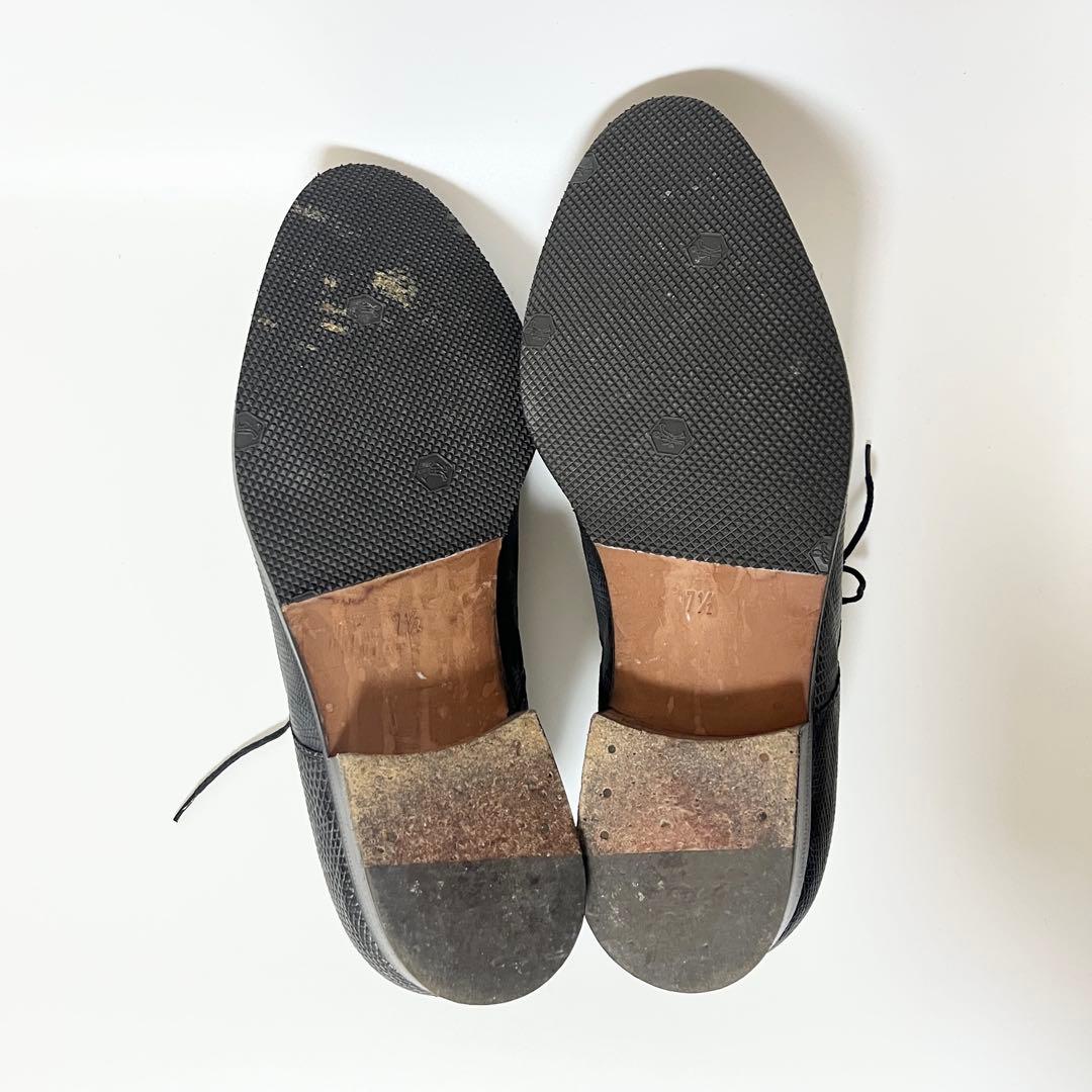 ヴェルサーチ　革靴　リザード　ビジネスシューズ　メデューサ　25.5cm