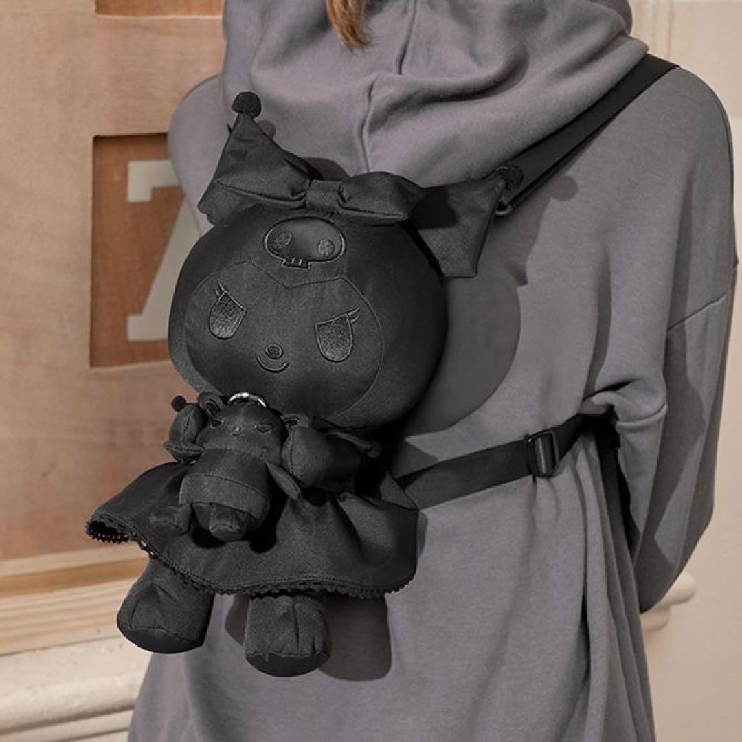 クロミ ダイカット リュック レア　20周年　ぬいぐるみ　バッグ　黒