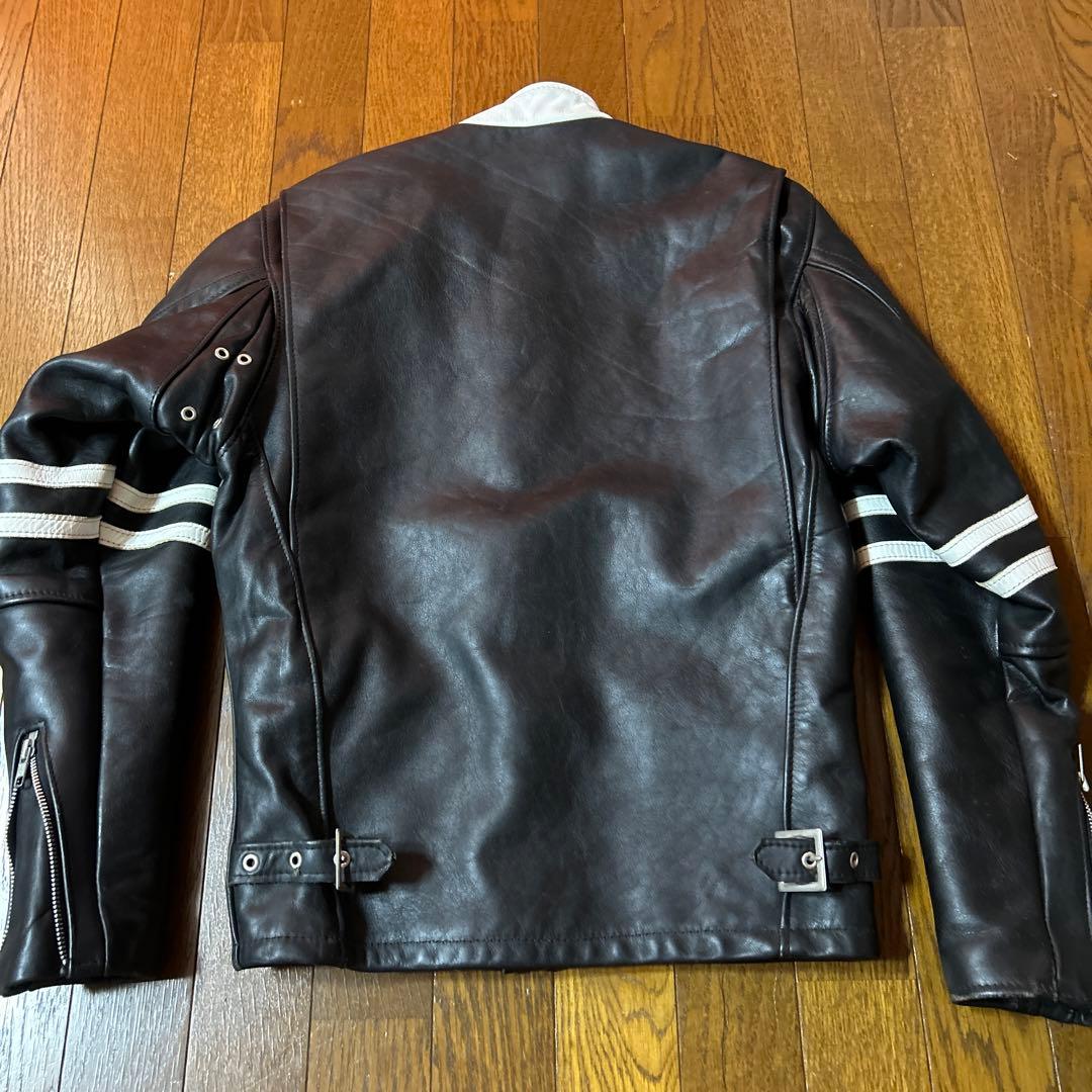 USA製schottレーシングレザーライダース34ショットvansonバンソン