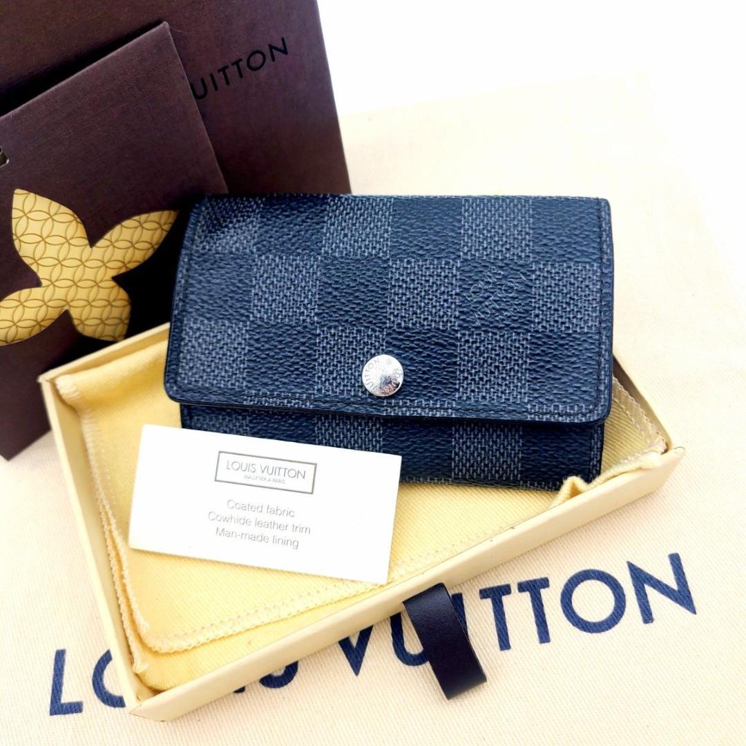 ルイヴィトン ダミエグラフィット キーケース ミュルティクレ6 鍵　N62662